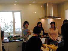 第1回美生活サロンキッチンの様子