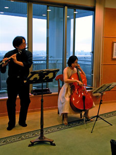 第4回美生活サロン チェロとフルート演奏